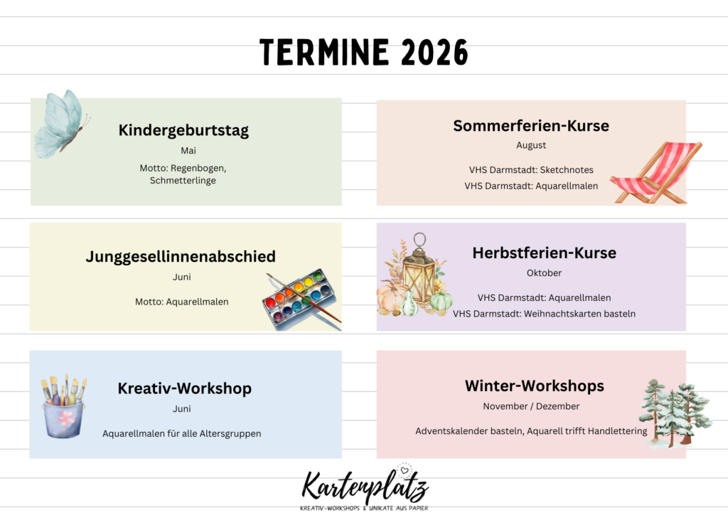 Termine 2026 Kartenplatz
